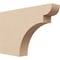 Ekena Millwork 2in. W x 8in. H x 12in. L Yorktown Woodgrain TimberThane Rafter Tail, Primed Tan RFTUR02X08X12YORRCPR - alternate 1